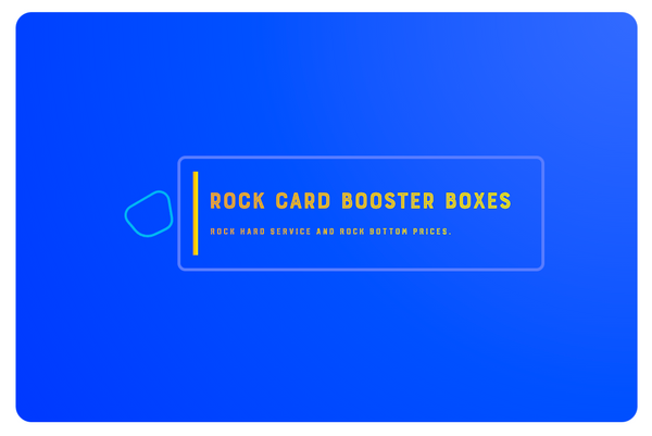 Rock card booster boxes