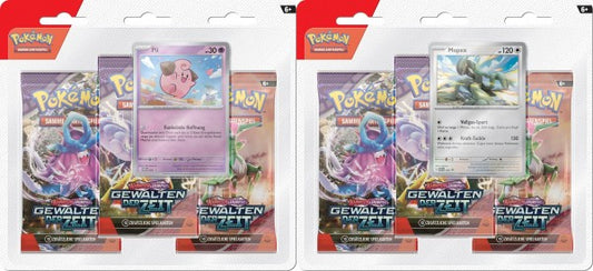 Pokémon Cards KAPU05 Gewalten der Zeit 3-Pack Blister DE